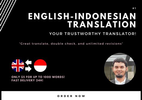 Trustworthy English Indonesian Translator By Gannyfatur Fiverr