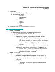 Chapter Textbook Notes Docx Chapter Introduction To Simple