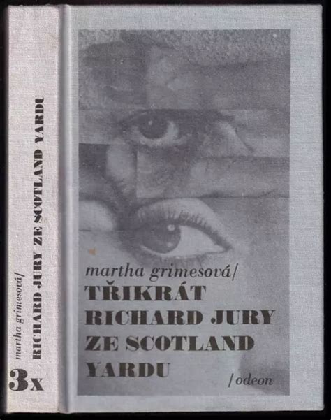 📙 3x Richard Jury Ze Scotland Yardu Martha Grimes 1992 Odeon