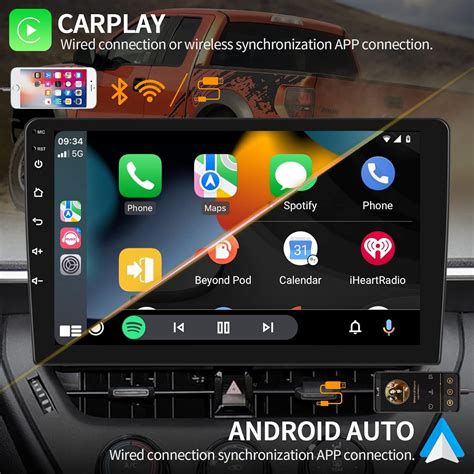 Android Double Din Car Stereo With Wireless Apple Carplay