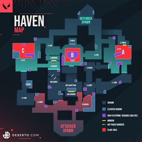 Haven Map Valorant Valorant Split Map Callouts Tips Rock Paper ...