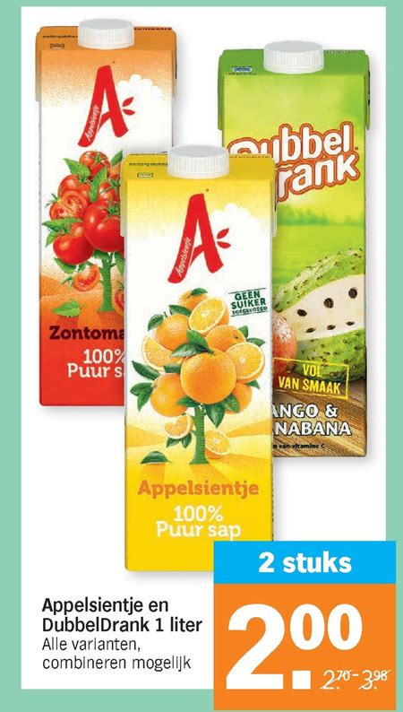 Appelsientje Fruitdrank Folder Aanbieding Bij Albert Heijn Details