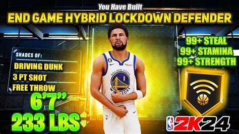 The Most Toxic End Game Hybrid Lockdown Defender Build To Make Nba