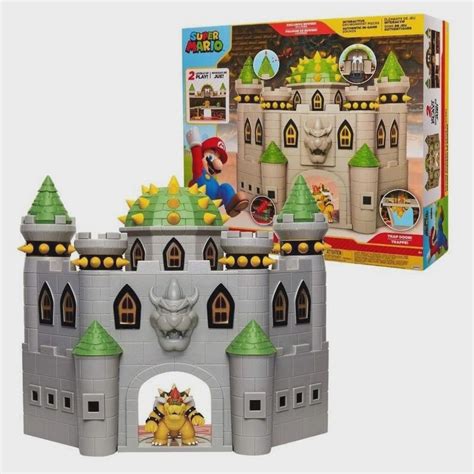 Super Mario Playset Castelo Do Bowser Boneco Exclusivo Candide No