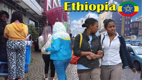 Walking Tour Megenagna Addis Ababa Ethiopia Youtube