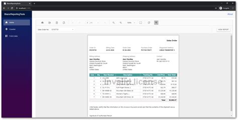 Blazor Reporting Components Bold Reports