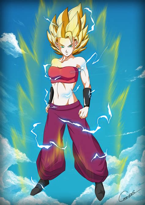 Caulifla Super Saiyan 2 Calm By Czarpos On Deviantart