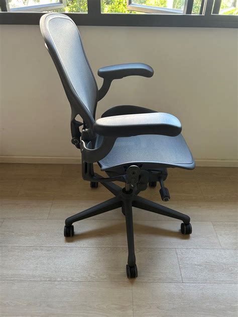 Herman Miller Aeron Chair Remastered A B C W Headrest Furniture