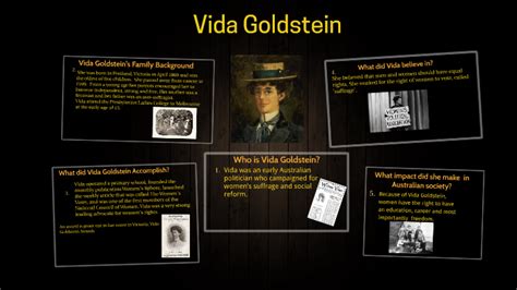 Vida Goldstein By Emma Pfister On Prezi