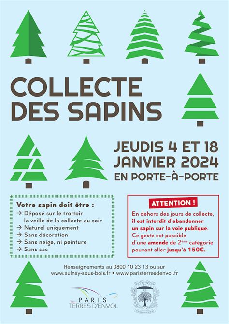 Collecte Des Sapins De No L Aulnay Sous Bois Fr