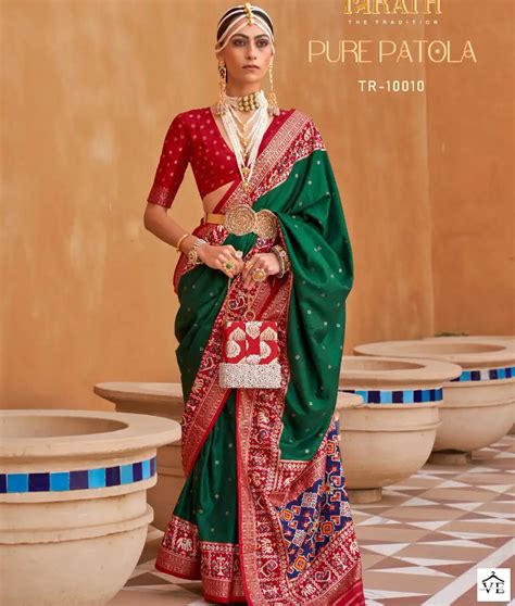 Trirath Pure Patola Mercerized Sigma Silk Wholesale Sarees Catalog