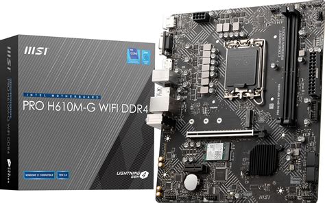 Msi Pro H M G Wifi Ddr Proseries Motherboard Matx Th Th Gen