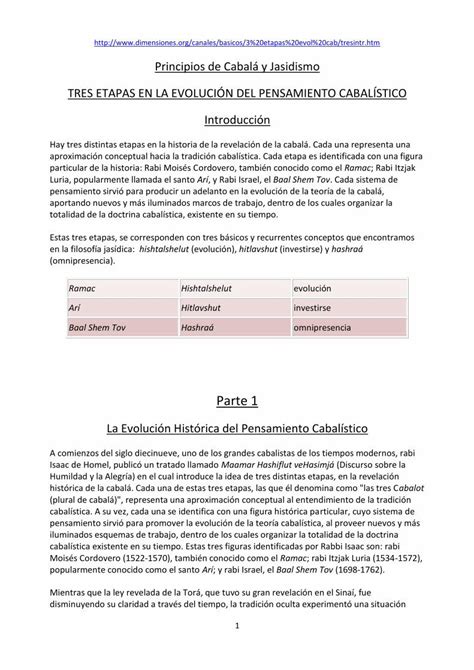 PDF Tres Etapas en La Evolución Del Pensamiento Cabalístico DOKUMEN