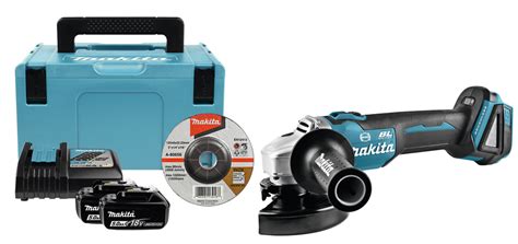 Makita DGA506RTJ Brúska uhlová D 125 mm na 18V Li Ion LXT 5 0Ah