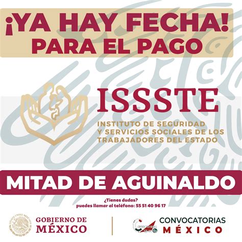 YA HAY FECHA DE PAGO Pensión del ISSSTE en noviembre y mitad del