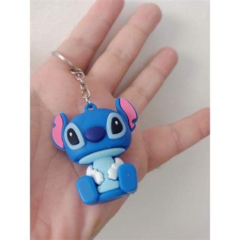 Chaveiro Lilo Stitch Emborrachado Shopee Brasil