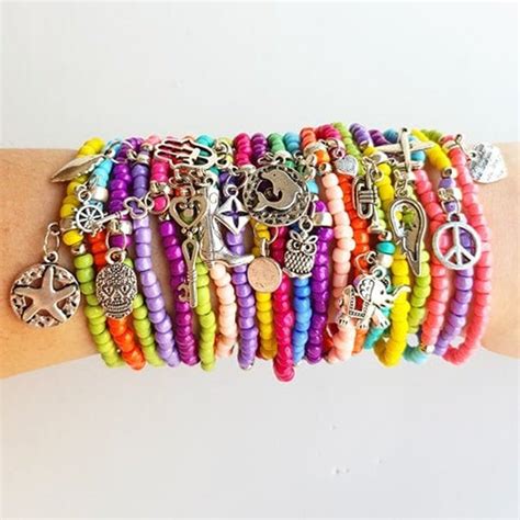 Wholesale Bracelets Boho Chic Colourful Summer Bracelets Etsy