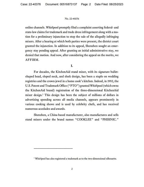 知产财经网 附判决┃驳回上诉！美法院维持惠而浦针对深圳二公司初步禁令