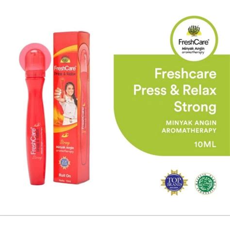 Jual Freshcare Press And Relax Kayu Putih Strong Merah Shopee Indonesia