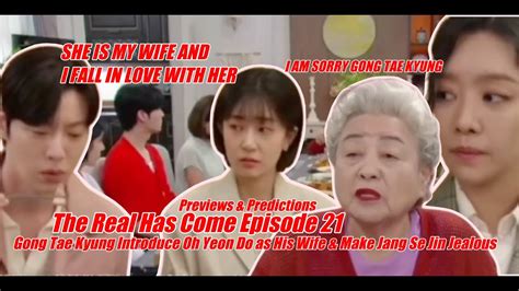 The Real Has Come Episode Eng Sub Gong Tae Kyung Introduce Oh Yeon