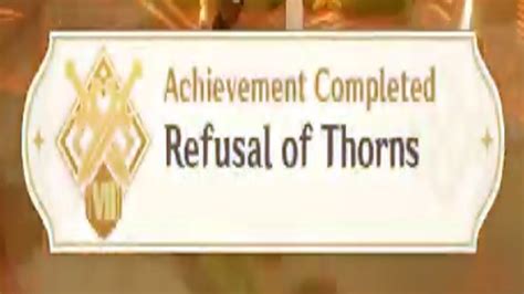 REFUSAL OF THORNS EASY ACHIEVEMENT FULL GUIDE Easy Primogems Fast