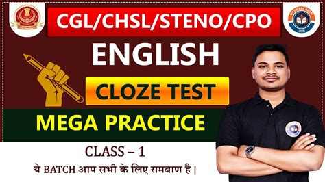 Cloze Test For SSC CGL CHSL MTS CPO STENO Best Strategy