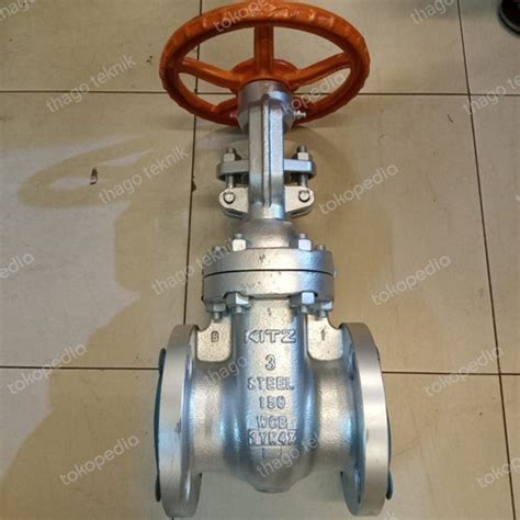 Jual Gate Valve Kitz Wcb Flange Ansi Inch Class Carbon