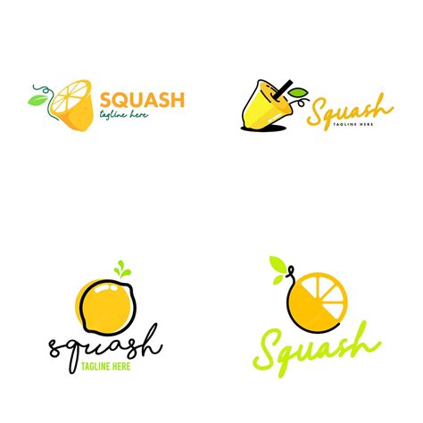 Premium Vector Squash Logo Design Concept Vector