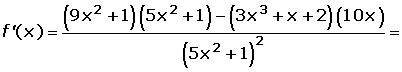 derivada de un cociente Diccionario de Matemáticas Superprof