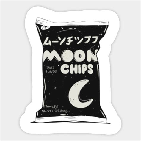 Moon Chips - Chips - Sticker | TeePublic