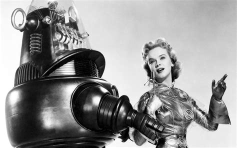 Robby The Robot Anne Francis Forbidden Planet Hd Wallpaper