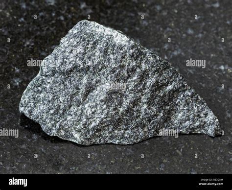 Rough Dolerite Stone On Dark Background Stock Photo Alamy