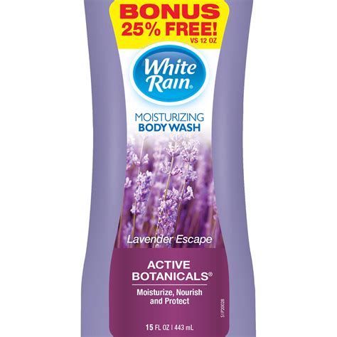 2 White Rain Active Botanicals Lavender Escapes Moisturizing Body Wash