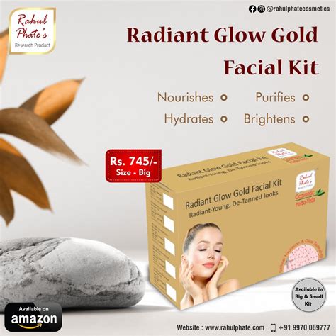 Radiant Glow Gold Facial Kit