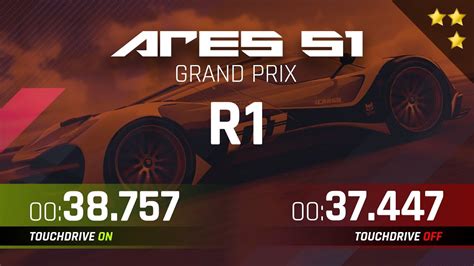 Asphalt 9 ARES S1 Grand Prix Round 1 3 Touchdrive Manual