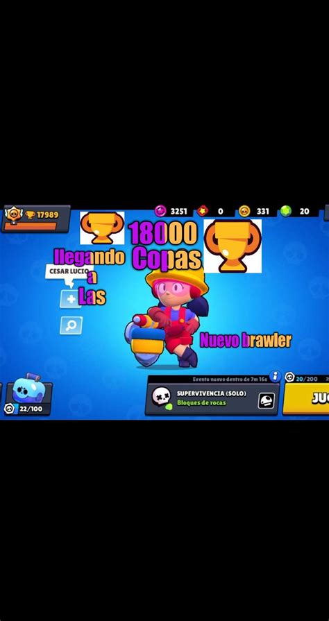 Partidas De Brawl Stars Jugando Con El Nuevo Brawler Jacky Y Subiendo A