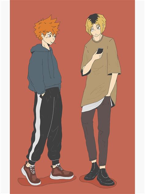 Hinata Kenma Sticker By Tova Artworks Redbubble