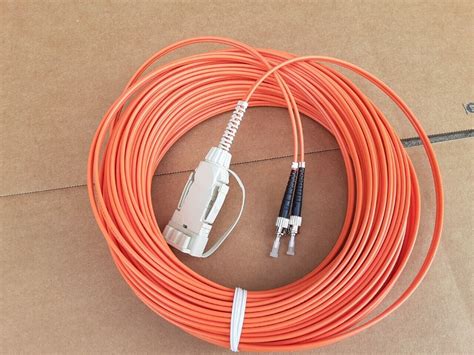 Us Made Fddi To St Multimode Fiber Optic Cable M Ebay