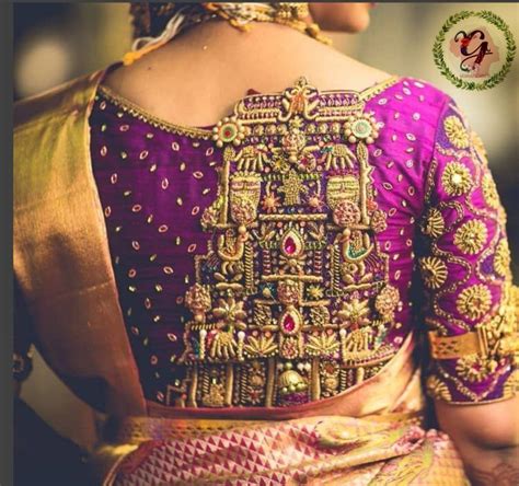 Heavy Maggam Work Bridal Blouse Design For Your Wedding