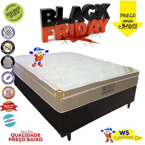 Conjunto Cama Box Airtech Spring Pocket Ortobom Linha Super Luxo Ws