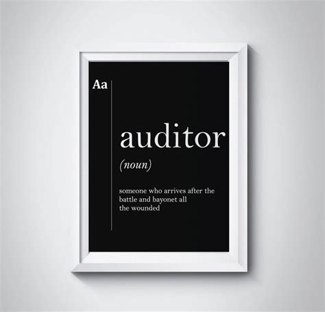 Auditor Definition T For Auditor Accountant New Job Coworker Office