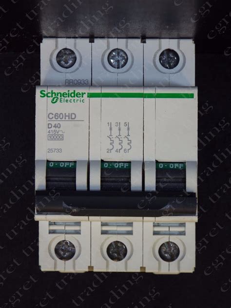 Schneider Electric C Hc Phase Type C Ka Mcb For Sale Online