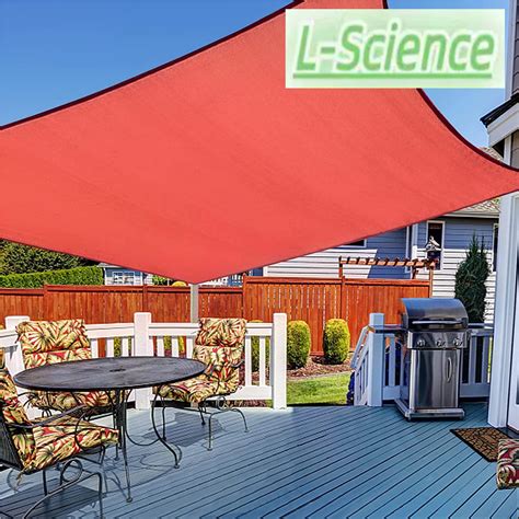 Square Sun Shade Sail Uv Block Awning Shelter Fabric Cloth Canopy For Patio Garden Outdoor