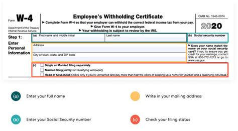 2020 W 4 Guide How To Fill Out A W 4