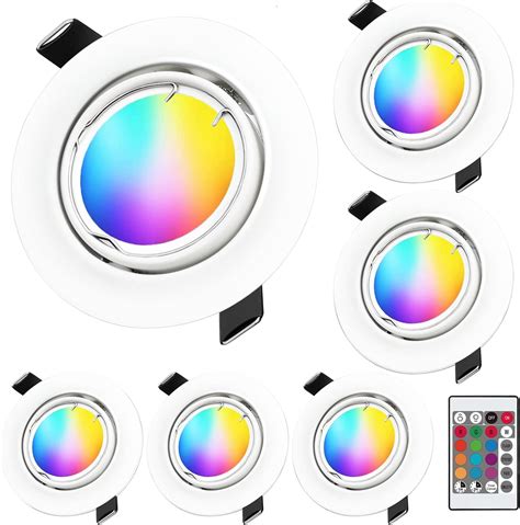 Kyotech Faretti Led Da Incasso Per Cartongesso Rgb Orientabile W