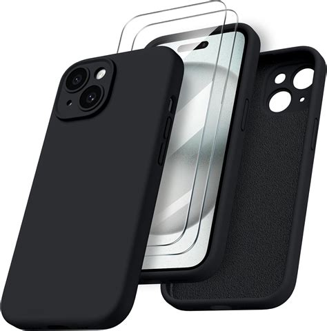 Ornarto Cover Per Iphone Silicone Pollici Con Pellicola Vetro