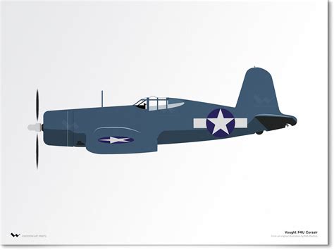 Vought F4U Corsair Art Print – Wisdom Art Prints