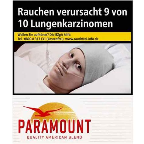 Zigaretten Paramount Red X Jetzt Online Kaufen