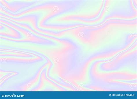 Holographic Foil And Iridescent Rainbow Texture Background Vector