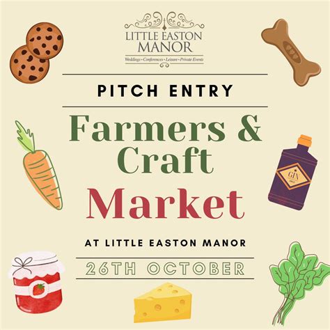 Farmers Market Stall Entry OCTOBER | Little Easton Manor